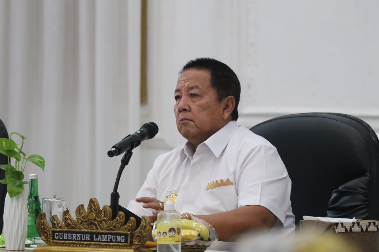 Gubernur Arinal Pimpin Rakor Pengendalian Inflasi Daerah Bersama Forkopimda dan Pemerintah Kabupaten/Kota se-L