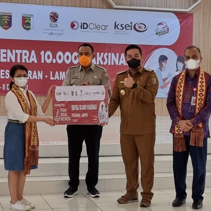 341 Ribu Dosis Vaksin Dari Pasar Modal Indonesia Untuk Sumatera