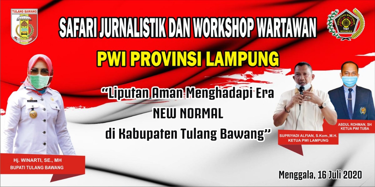 PWI Provinsi Lampung Safari Jurnalistik dan Workshop Wartawan