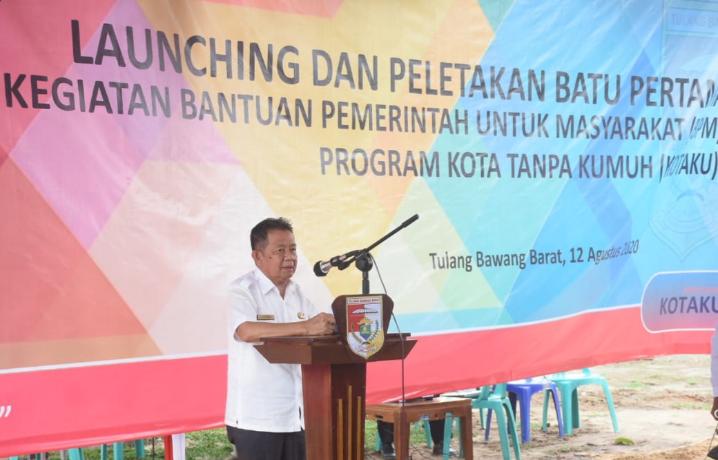 Pemkab Tubaba Lounching BPM Kota Tanpa Kumuh