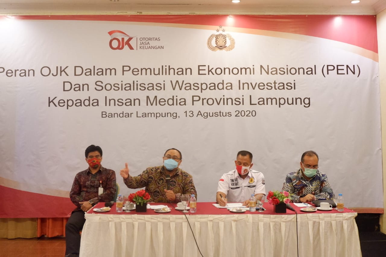 OJK Hentikan 160 Entitas Investasi Ilegal di Provinsi Lampung