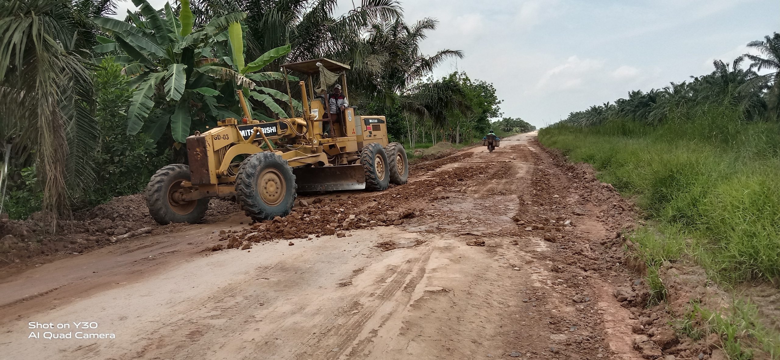 Antisipasi Musim Penghujan Bidang Alkal PUPR Mesuji Kebut Perbaikan Jalan