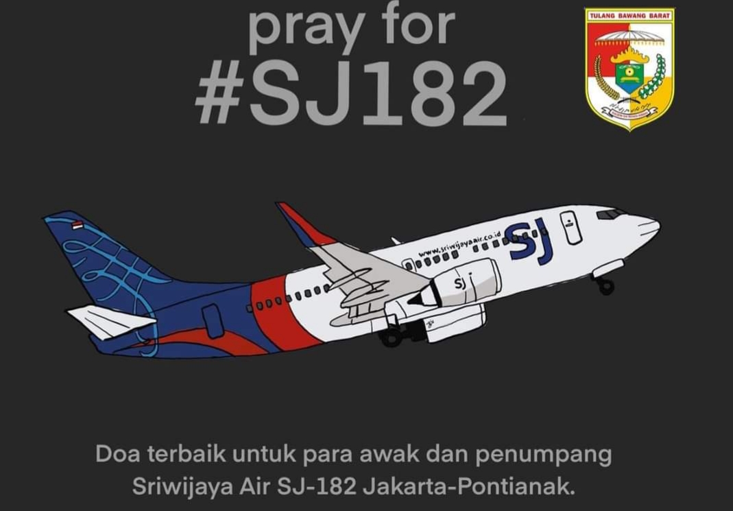 Pemkab Tubaba Fasilitasi Keluarga Korban Kecelakaan Sriwijaya Air SJ 182 Ke Jakarta