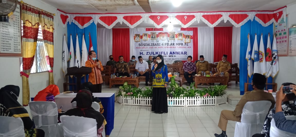 Anggota DPR-MPR RI Zulkifli Anwar Sosialisasi 4 Pilar Kebangsaan