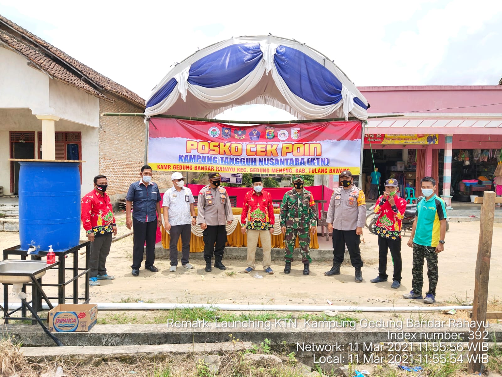 Kampung Gedung Bandar Rahayu Ditetapkan Sebagai Kampung Tangguh Nusantara