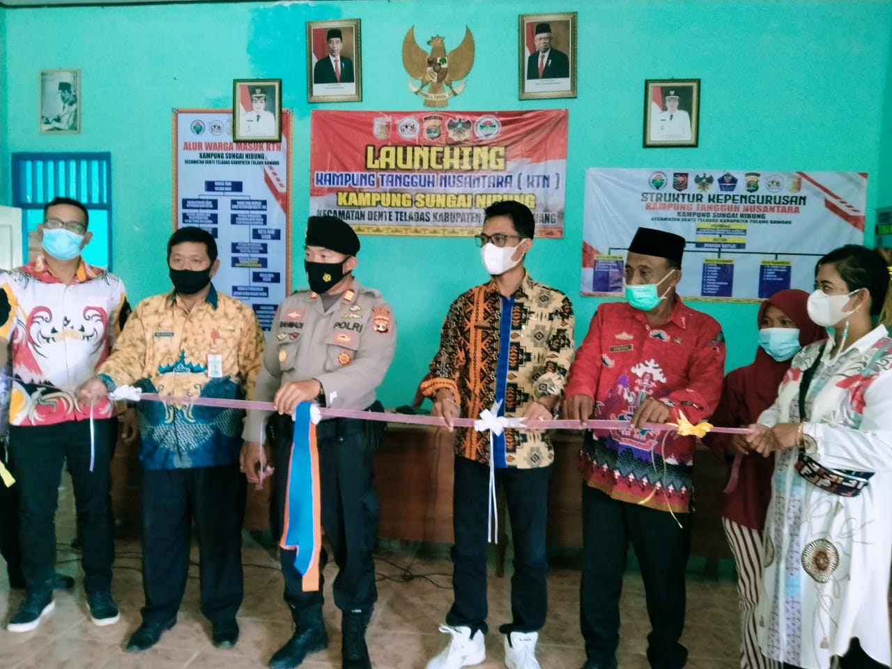 Siap Lawan Covid-19, Kampung Sungai Nibung Jadi Kampung Tangguh Nusantara