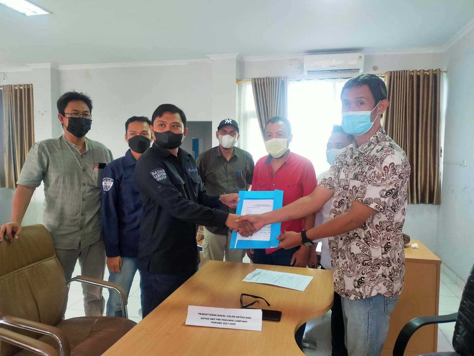 Pemred SaburaiTV Nyalon Ketua PWI Lampung