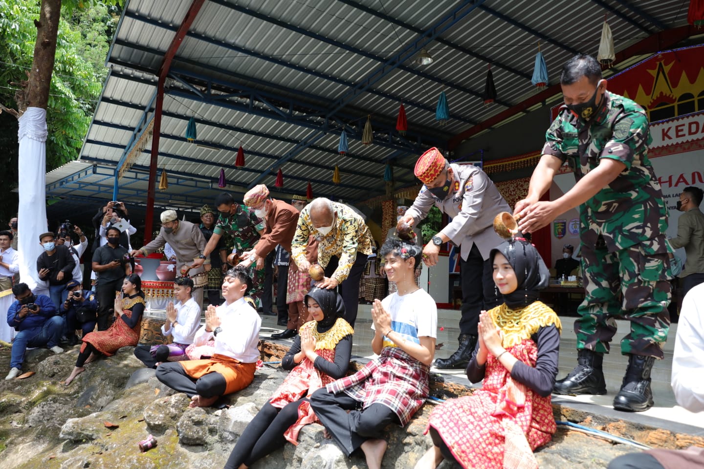 Pemprov dan DPP Lampung Sai Gelar Tradisi Blangikhan