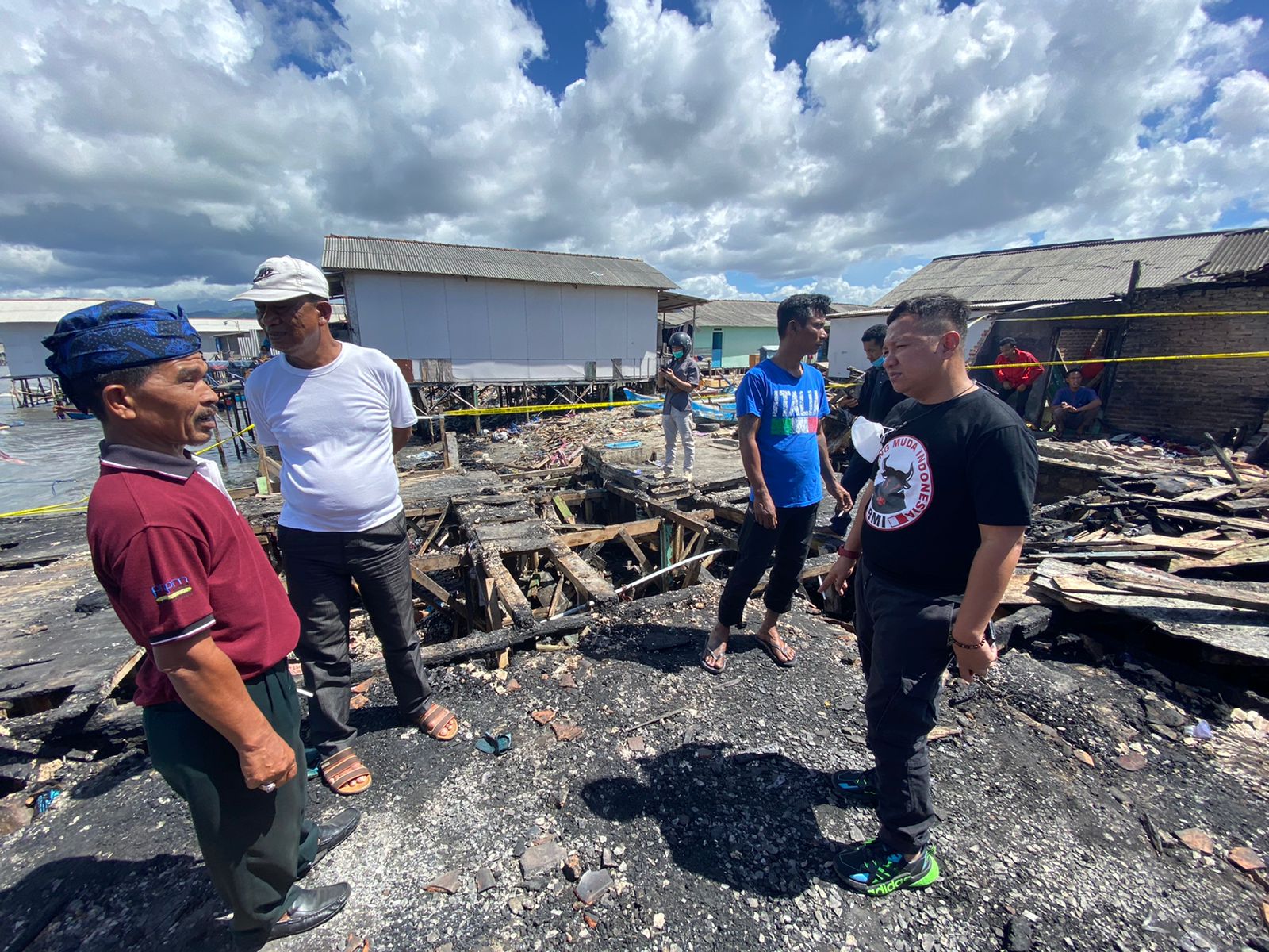 BMI Lampung Peduli Korban Kebakaran