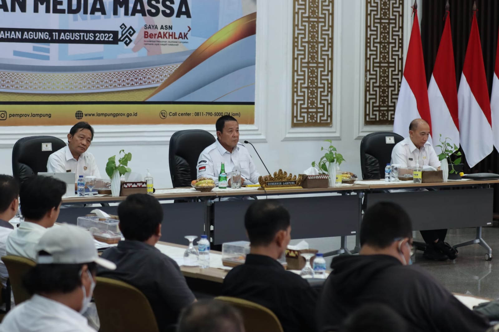Silaturahmi Dengan Pimpinan Media Massa, Media Cetak, dan Elektronik, Gubernur Arinal Sampaikan Kebijakan Prog
