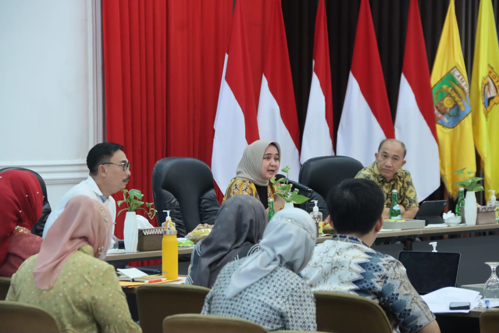Ketua Dekranasda Provinsi Lampung Pimpin Rapat Persiapan Pelaksanaan Pameran Kriya Nusa Tahun 2022