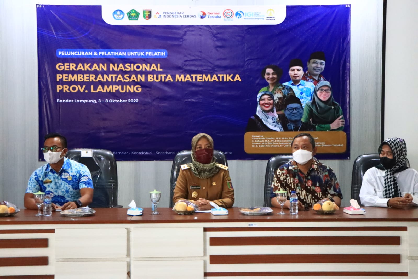 Wakil Gubernur Lampung Membuka Kegiatan Training of Trainer Dan Melaunching Gernas Tastaka Provinsi Lampung