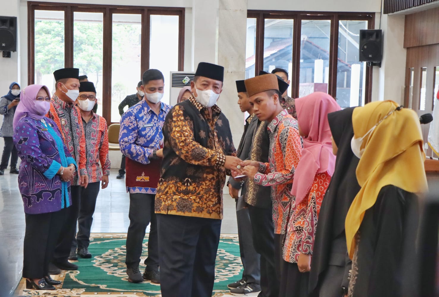 Gubernur Arinal Melepas Kafilah Provinsi Lampung yang Akan Mengikuti MTQ Nasional ke-29 di Kalimantan Selatan