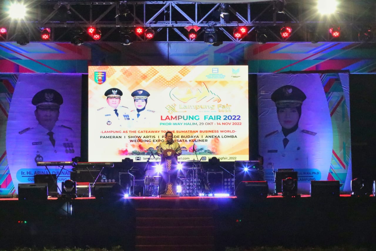 Pemprov Sambut Semarak Lampung Fair 2022 yang diselenggarakan APINDO Lampung