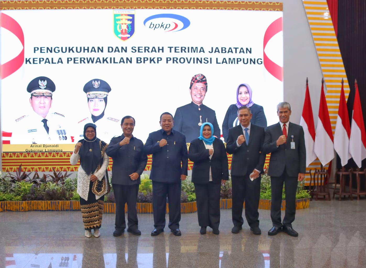 Gubernur Arinal Djunaidi Mengukuhkan Kepala Perwakilan BPKP Provinsi Lampung