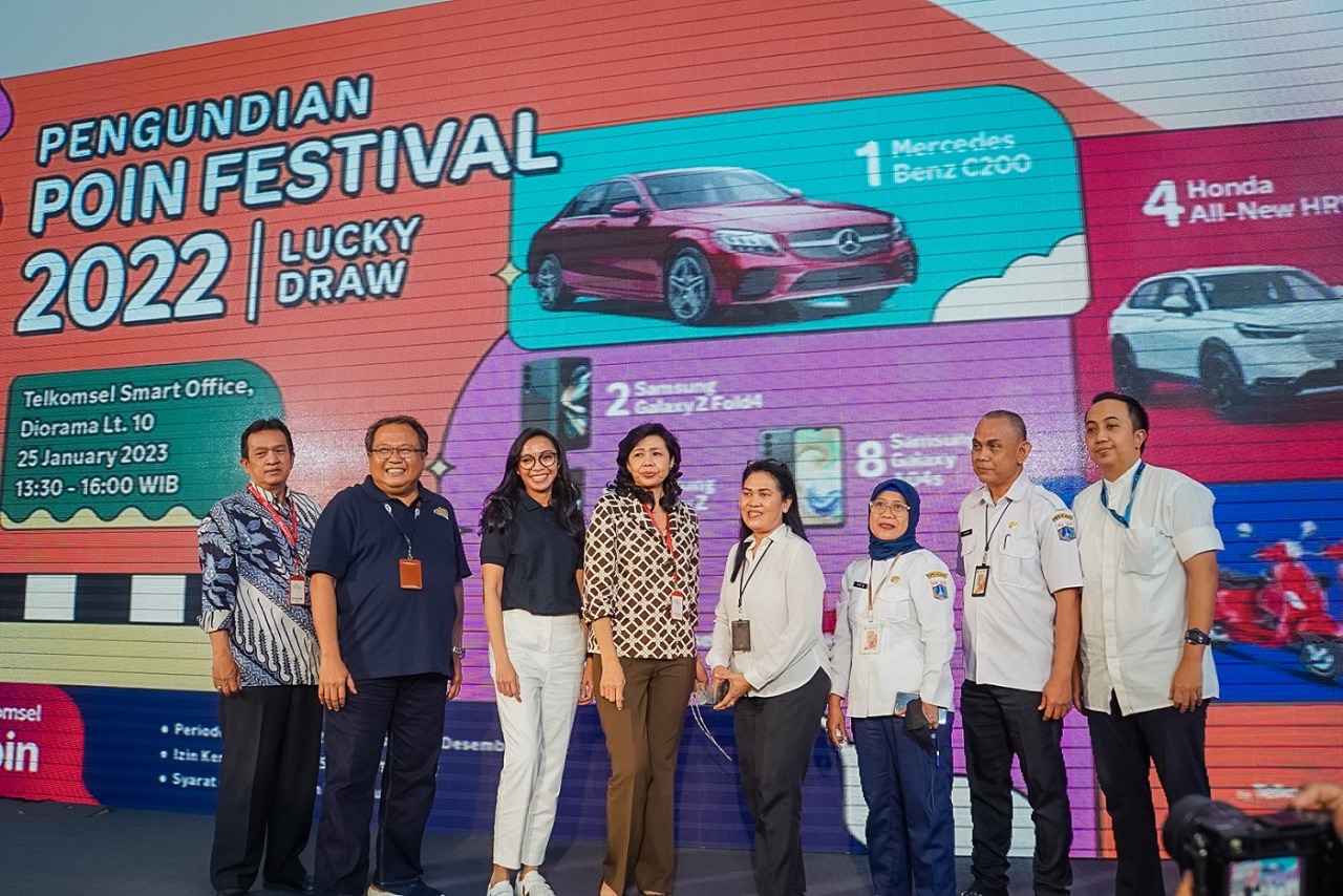 Apresiasi Loyalitas Pelanggan, Telkomsel Umumkan Pemenang Program Poin Festival Lucky Draw 2022 Berhadiah 5 Mo