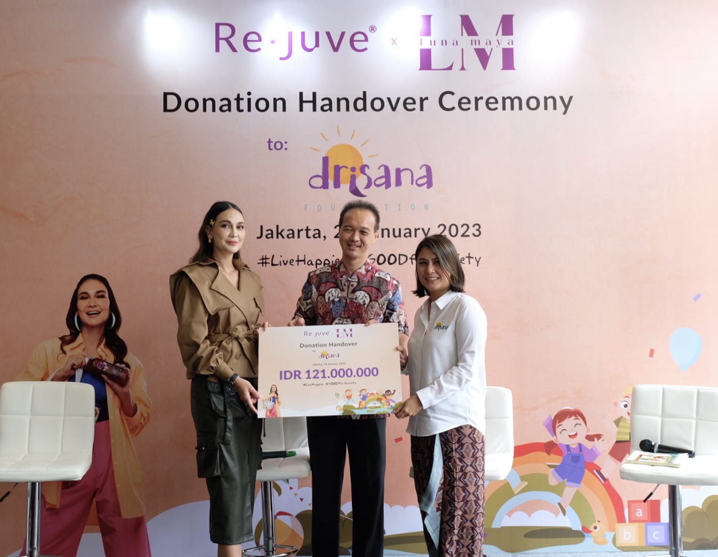 Re.juve Donasi ke Yayasan Drisana untuk Kampanye Kesadaran Terhadap Anak Berkebutuhan Khusus