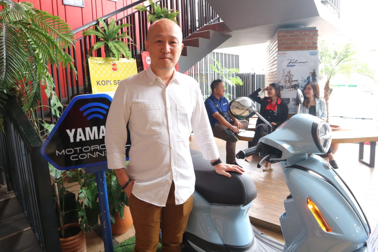Yamaha Grand Filano Hybrid Connected Hadir di Lampung