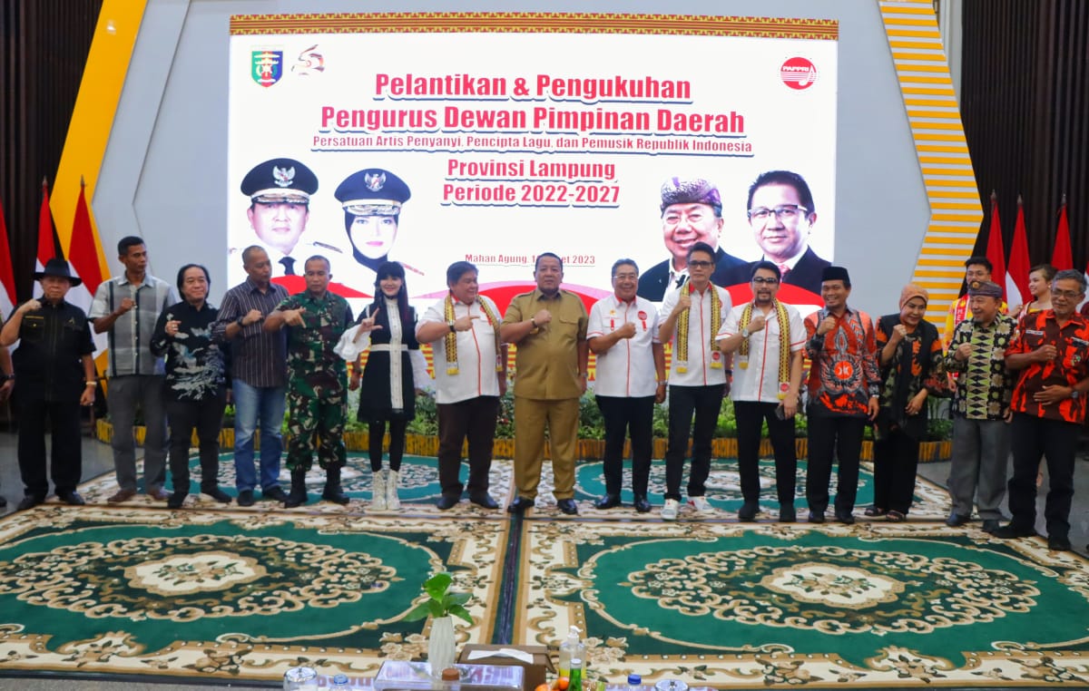 Hadiri Pelantikan DPD PAPPRI Lampung, Gubernur Arinal Djunaidi Harapkan PAPPRI Dukung Pembangunan Lampung Dibi