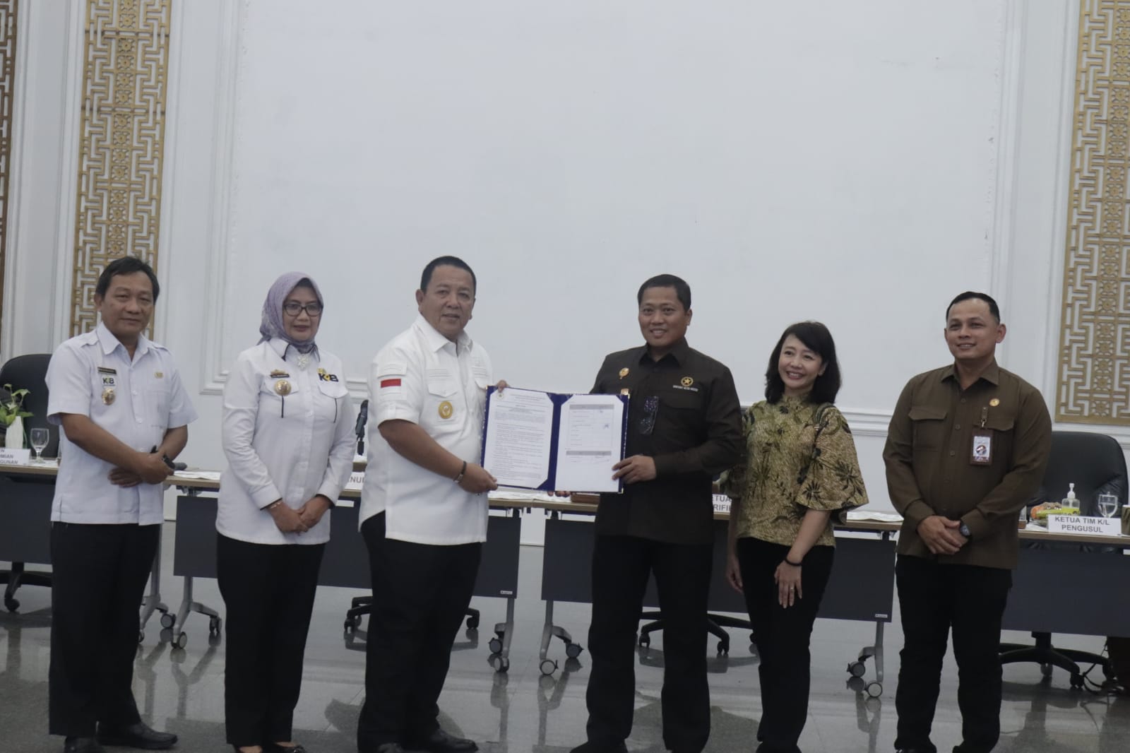 Gubernur Arinal Djunaidi Menerima Kunjungan Tim Verifikasi dari Sekretaris Militer Presiden Republik Indonesia