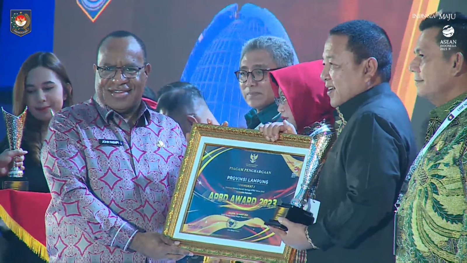 Realisasi APBD Tertinggi se-Indonesia Tahun 2022, Gubernur Arinal Djunaidi Peroleh Penghargaan dari Kementeria