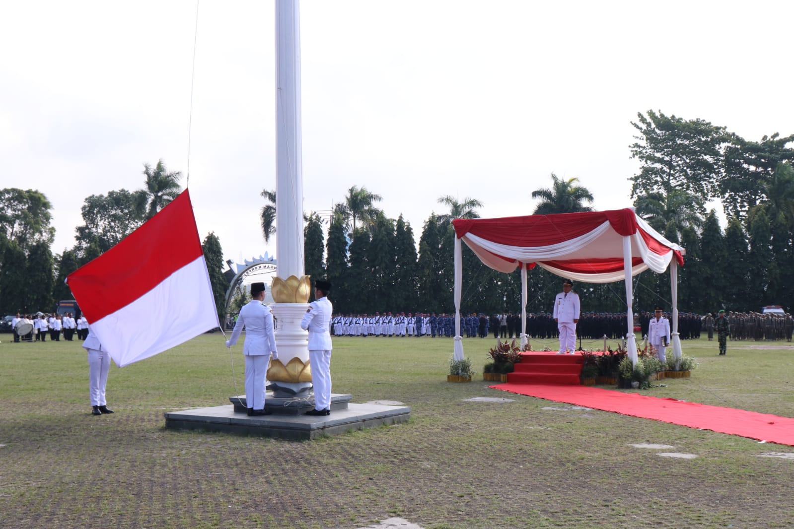 Pemprov Lampung Gelar Upacara Peringatan HUT ke-59 Provinsi Lampung, Gubernur Harapkan Sinergi Seluruh Elemen 