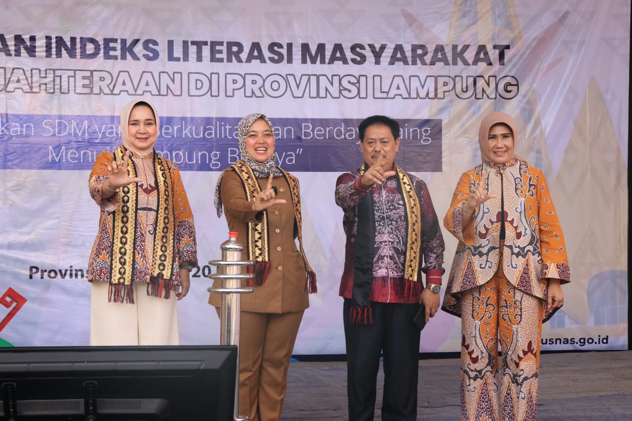 Wakil Gubernur Chusnunia Membuka Kegiatan Festival Literasi dan Kegiatan Peningkatan Indeks Literasi Masyaraka