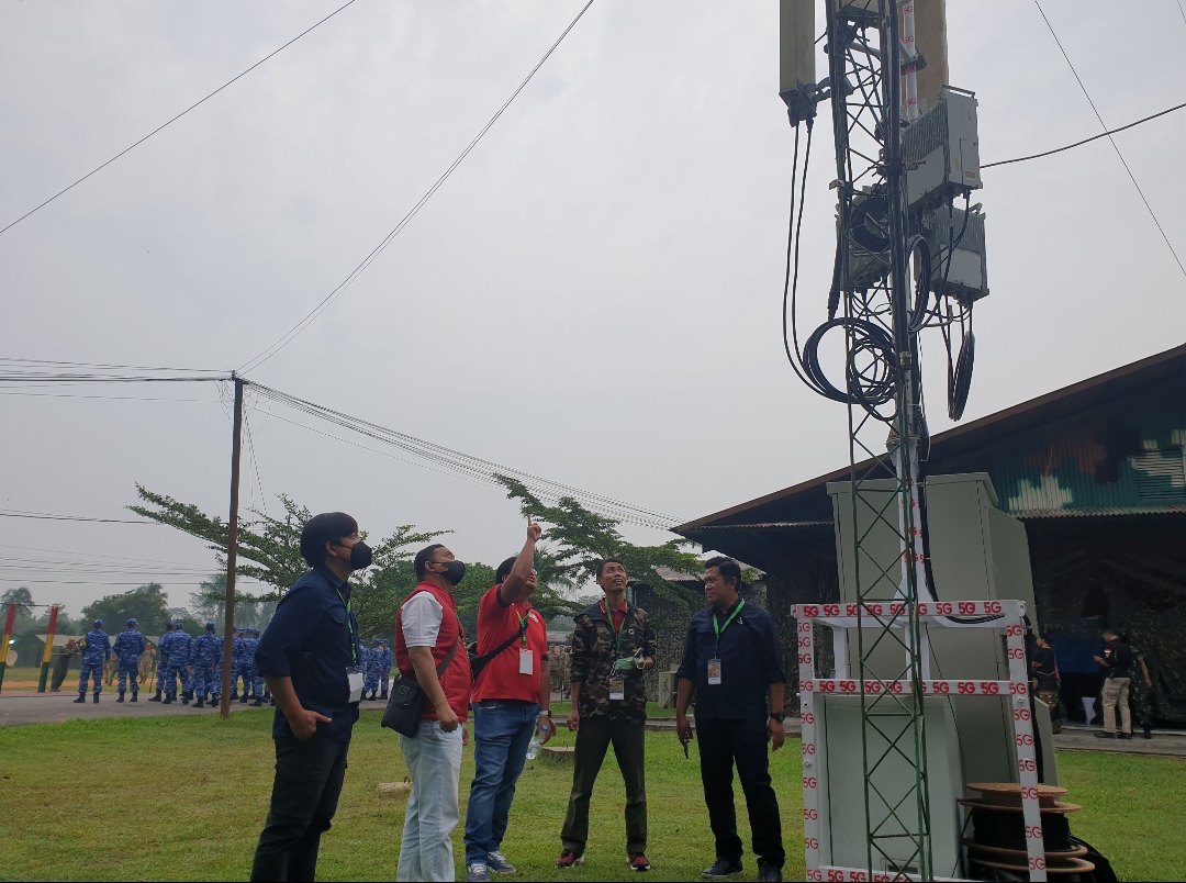 Jaringan 4G/LTE Telkomsel Dukung Latihan Perang Latma Super Garuda Shield di Puslatpur TNI OKU Timur