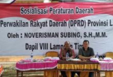 Perangi Narkoba, DPRD Lampung Gencar Sosialisasikan Perda Bahaya Narkoba